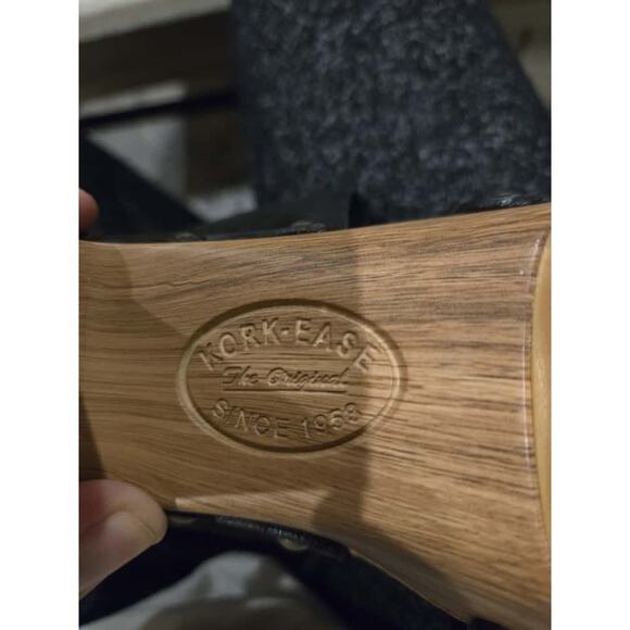 Kork-Ease Darra Women's Black Platform Sandal Size 7 Casual - Picture 9 of 10